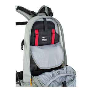 Sac à Dos VTT EVOC FR ENDURO 16 Gris - Protection Dorsale LITESHIELD, 16L, Pour Enduro Et Randonnée Longue