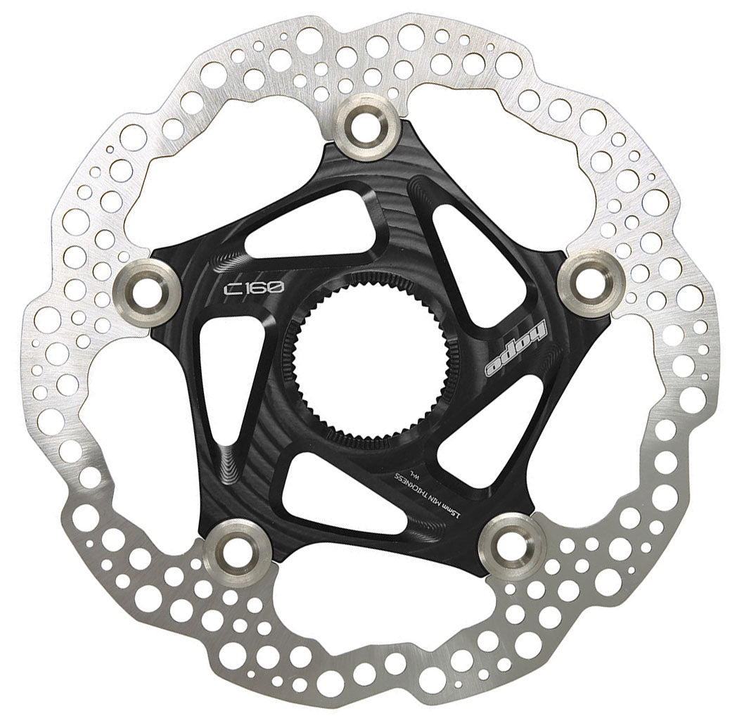 DISCO ROTOR DE FREIO SENTEC 160MM CENTER LOCK AÇO INOX - Glória Bike Shop