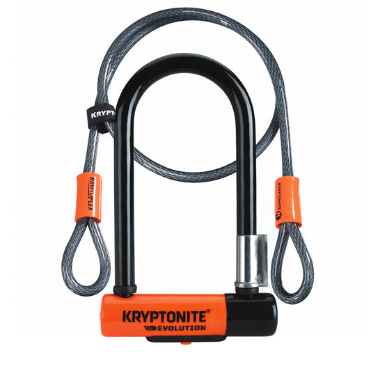 Kryptonite Evolution Mini-7 Bike Lock with 4' Flex Cable