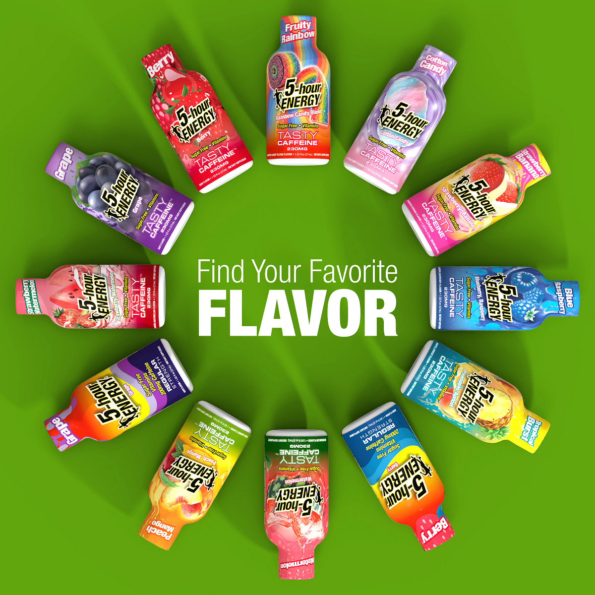 Sour Apple Flavor Extra Strength 5-hour ENERGY Shots