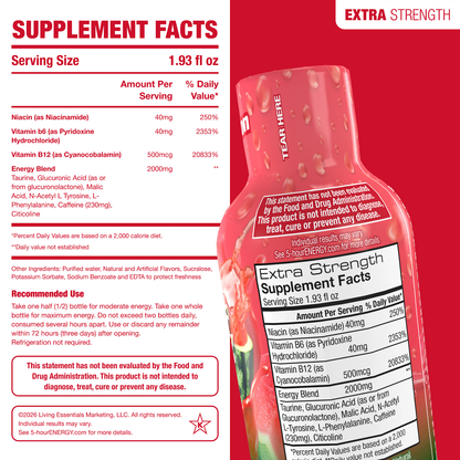 Watermelon Flavor Extra Strength 5-hour ENERGY Shots