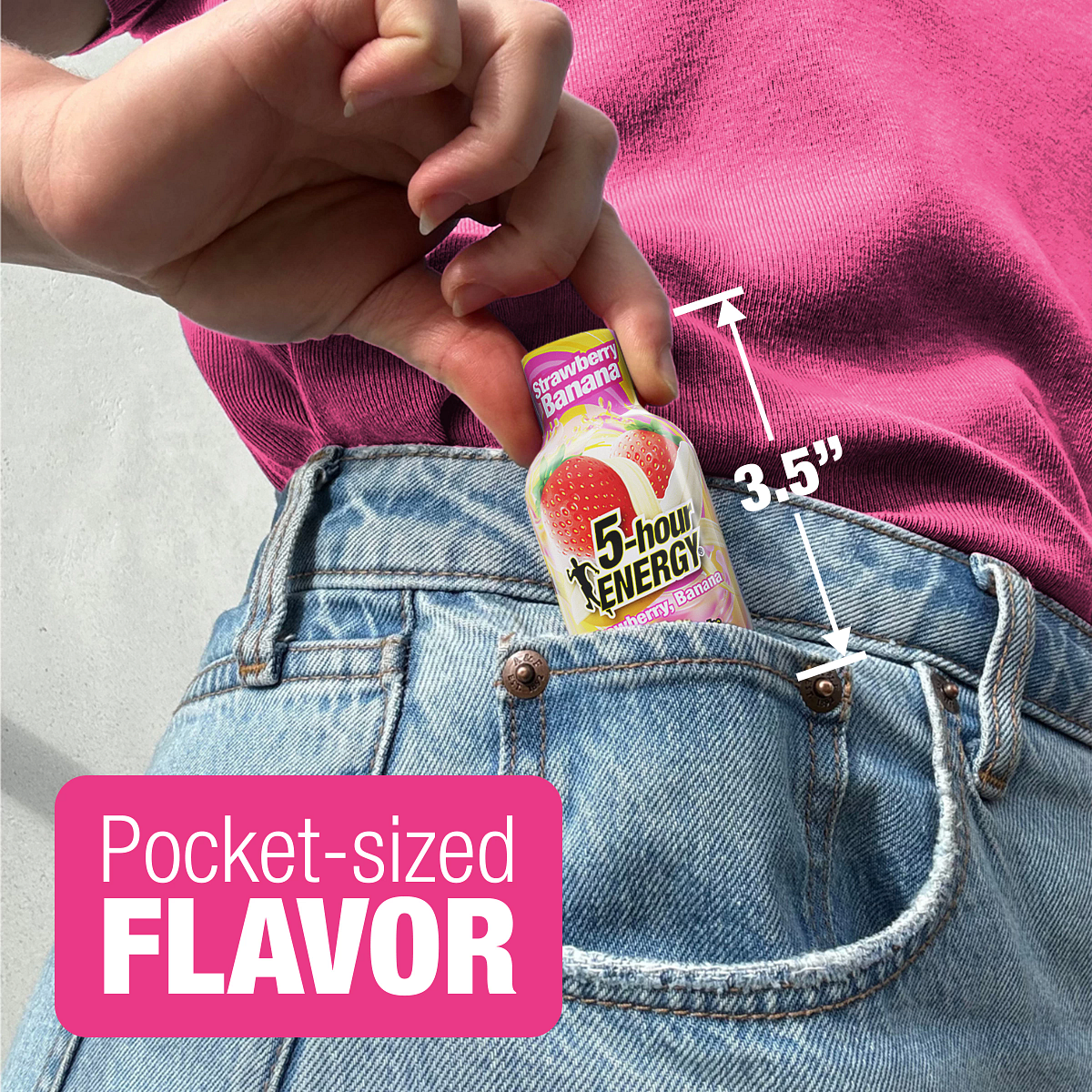 Strawberry Banana Flavor Extra Strength 5-hour ENERGY Shots
