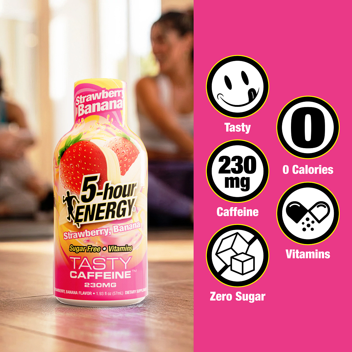 Strawberry Banana Flavor Extra Strength 5-hour ENERGY Shots