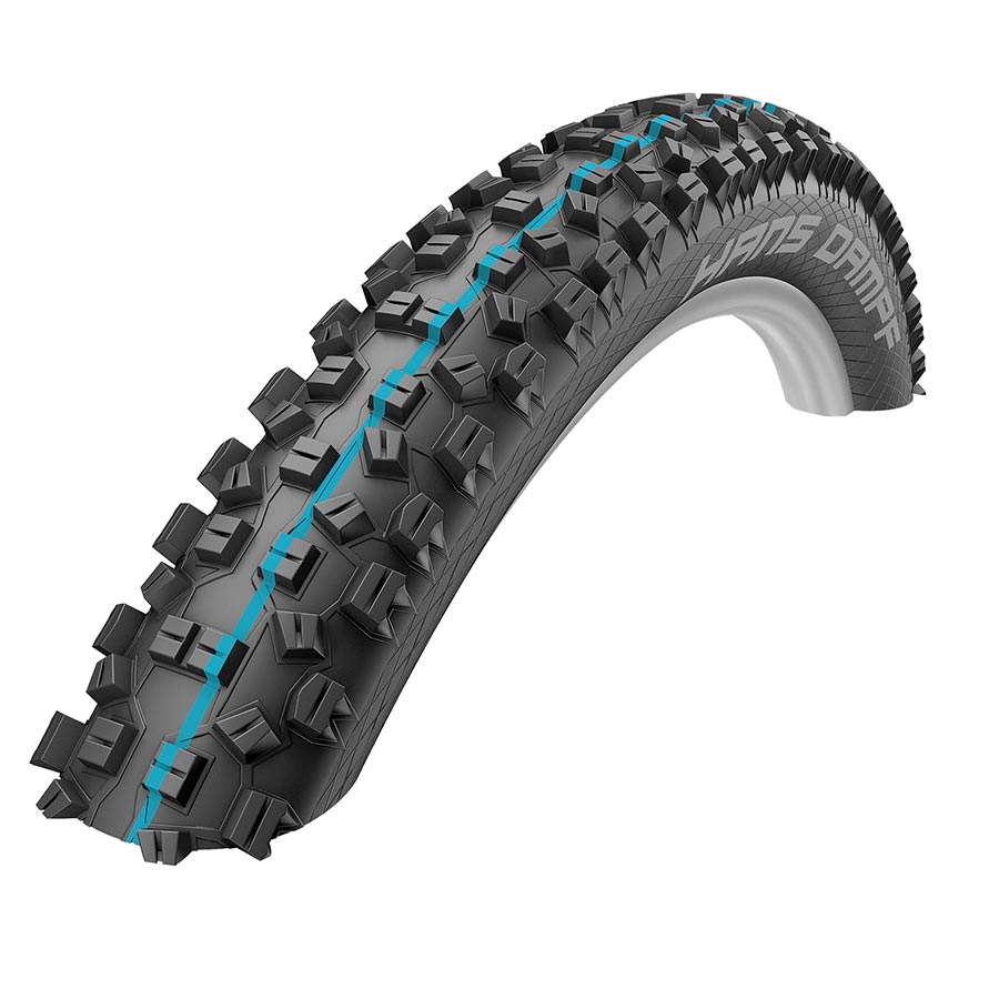 Schwalbe Hans Dampf II Addix Mountain Tire 29x2.60 Folding Tubeless Ready Addix Speedgrip SnakeSkin Apex 67TPI Black