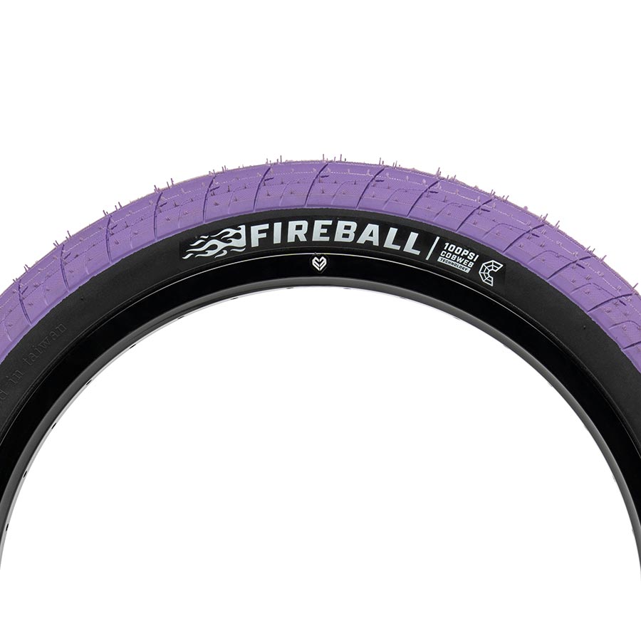 Eclat Fireball 20''x2.30 Wire Clincher Anti-Puncture Layer 60TPI Purple