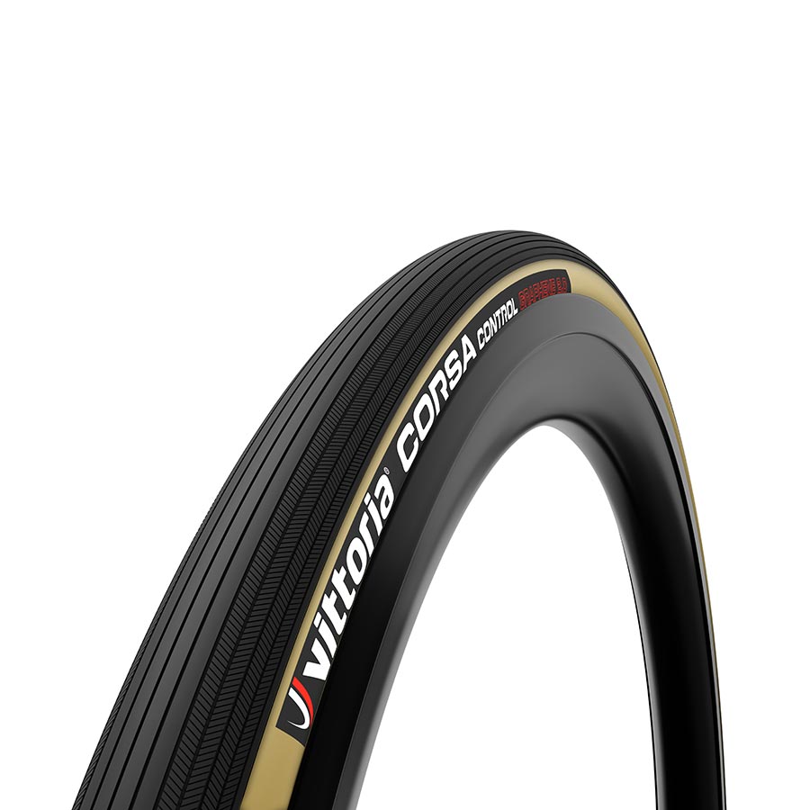 Vittoria Corsa Pro Control Tire - 700 x 26 Tubeless Folding BLK/Cotton Tan Race Graphene G2.0