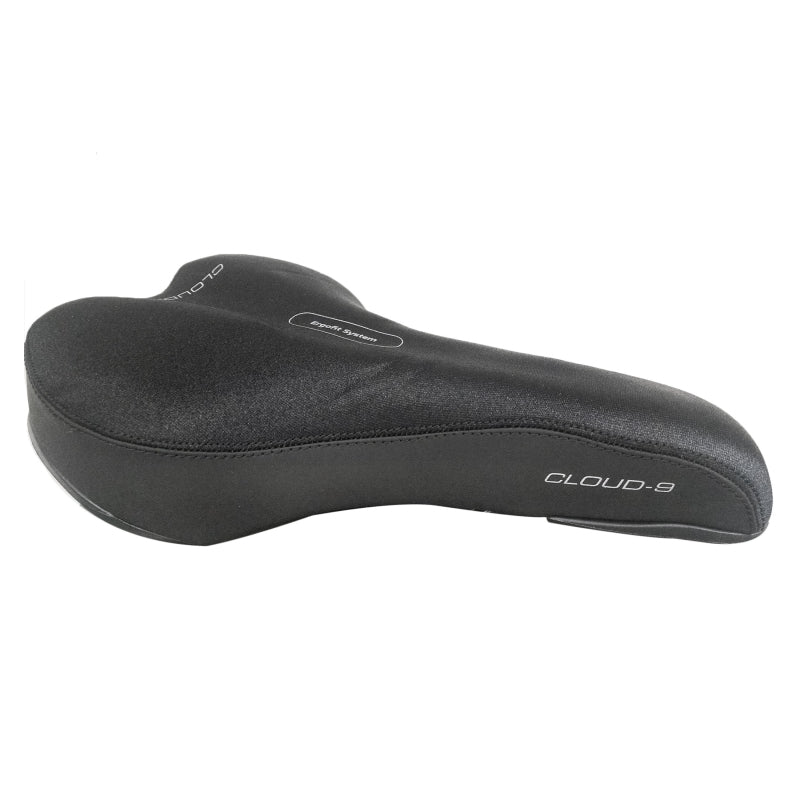 Cloud-9 Sport Anatomic Mens  Steel Multi-Stage Foam Lycra None Black 10.75x6.25`
