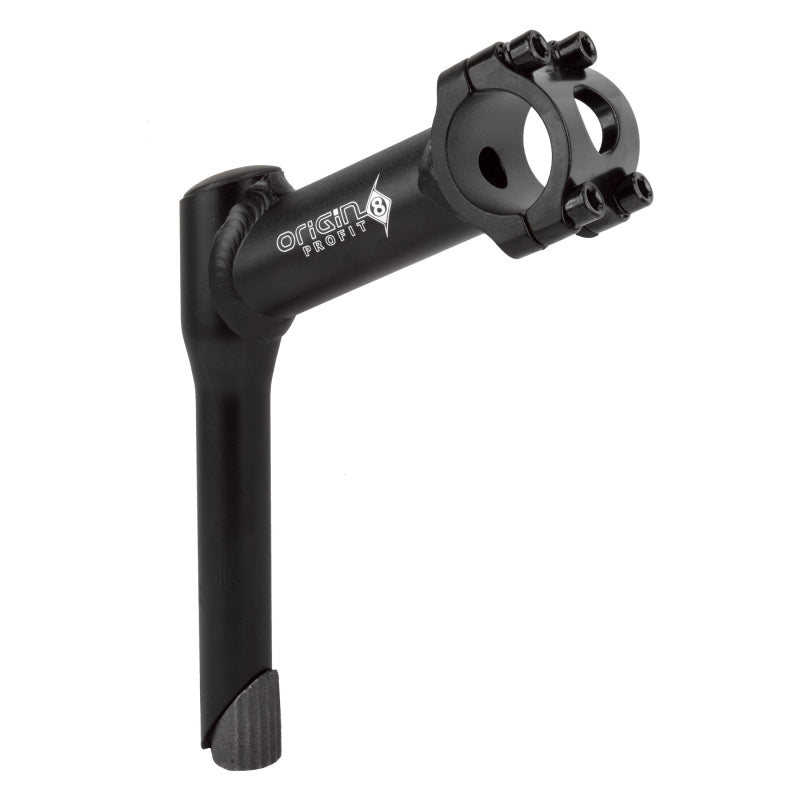 Origin8 Pro Fit 4-Bolt MTB Quill Stem 110 31.8 Black