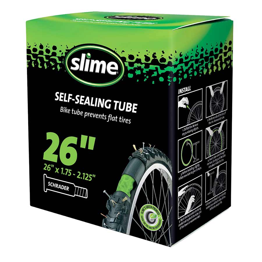 Slime Self-Sealing Tube - 26 x 1.75 - 2.125 Schrader Valve