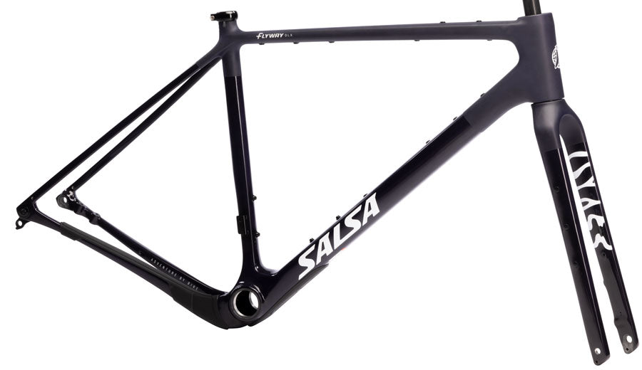 Salsa Flyway C DLX Frameset - 700c Carbon Midnight X-Large