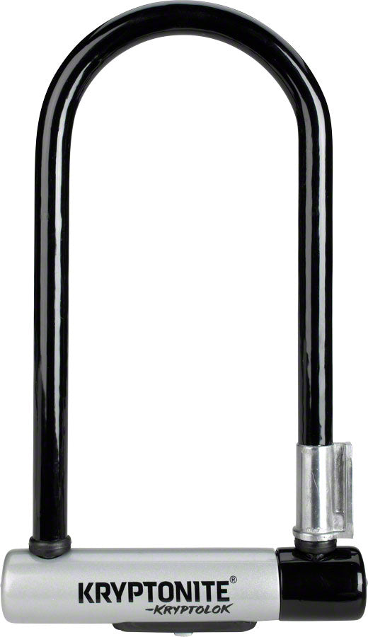 Kryptonite KryptoLok U-Lock - 4 x 9" Keyed Black Includes bracket