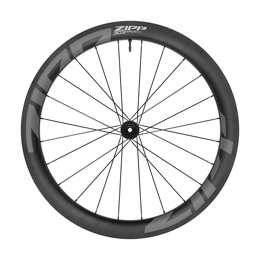 Zipp 303 XPLR SW Front Wheel - 700 12 x 100mm Center-Lock Carbon BLK 24H A1