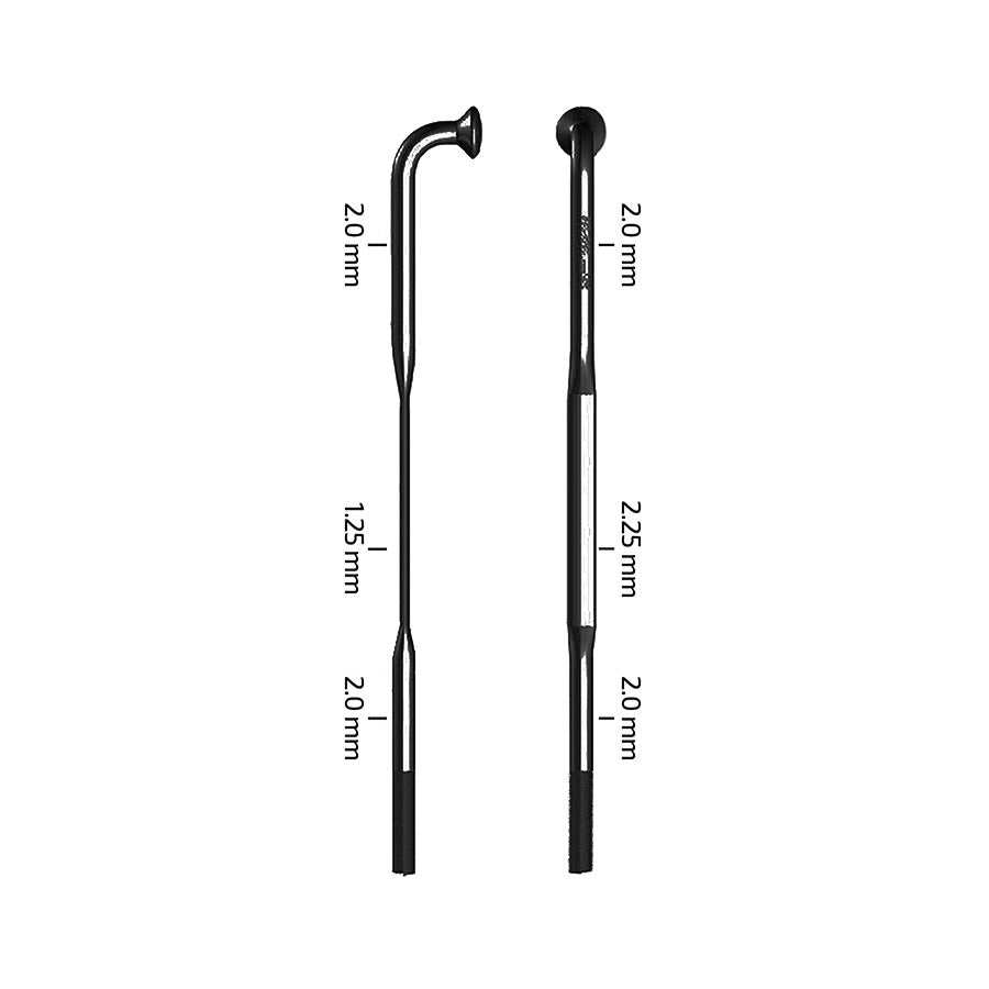 Zipp CX-Sprint Black J-Bend TCS Spokes Sapim CX-Sprint Black Length: 298 3pcs