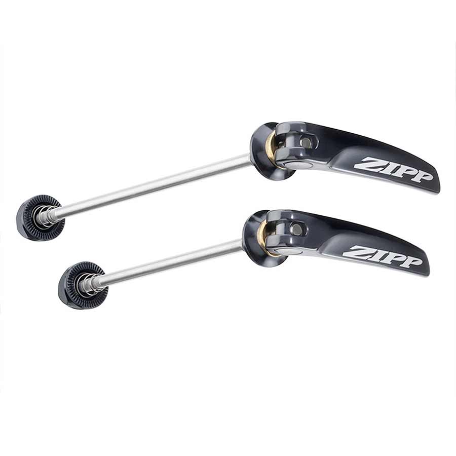 Zipp Tangente Quick Release Skewer Set - 100mm/130mm Stainless Steel BLK With Silver Logo