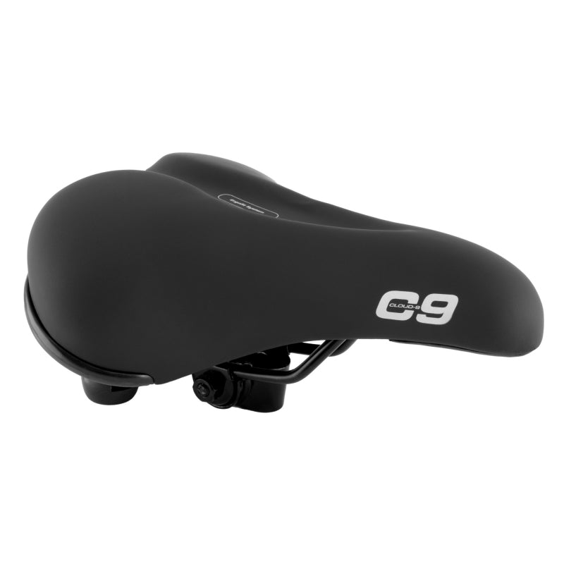Cloud-9 Comfort Men`s  Steel Multi-Stage Foam Soft Touch Vinyl WR Elastomer Spring Black 11x7.75`