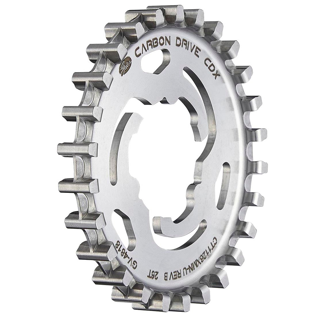 Gates Carbon Drive Belt Drive CDX Rear Cog SureFit 3-Lobe Unified 26t