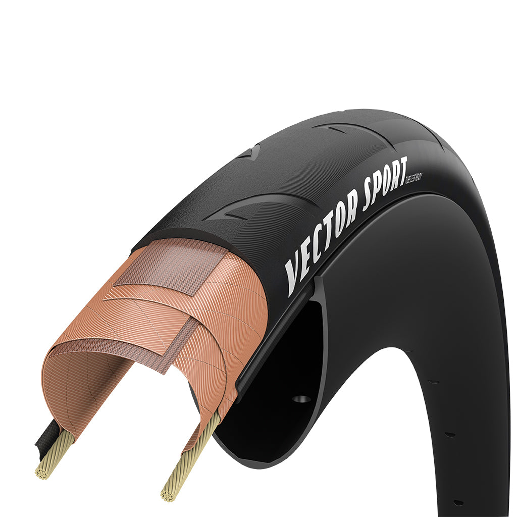Goodyear Vector Sport Tubeless Ready Tire 700 x 28c Black 