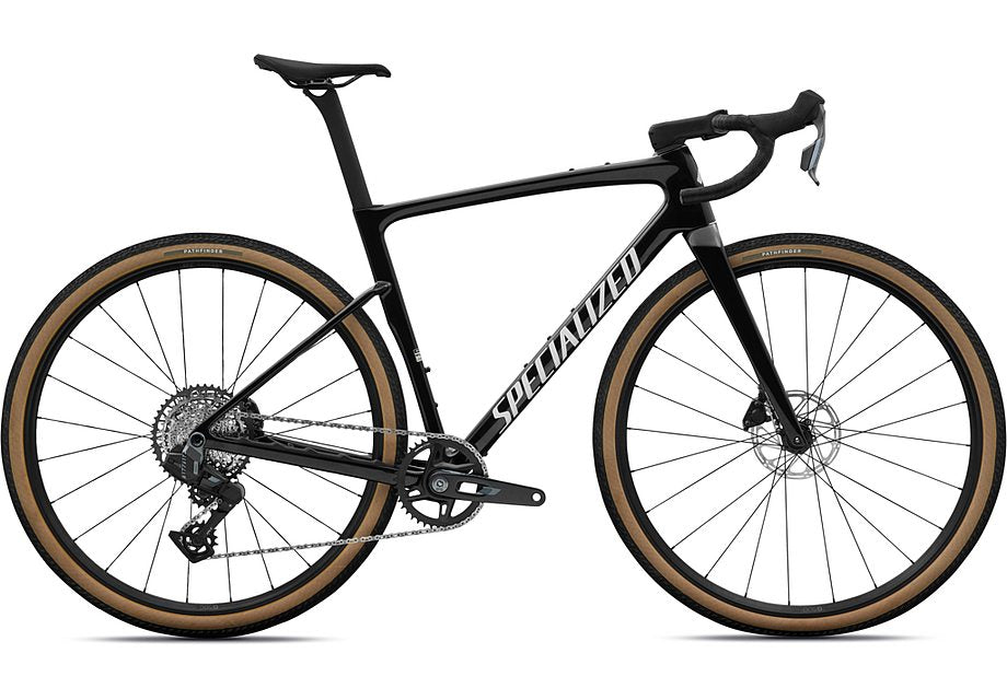 2027 Specialized Crux 5 Comp Bike Obsidian Metallic/Dune White 49