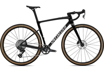 2027 Specialized Crux 5 Comp Bike Obsidian Metallic/Dune White 49