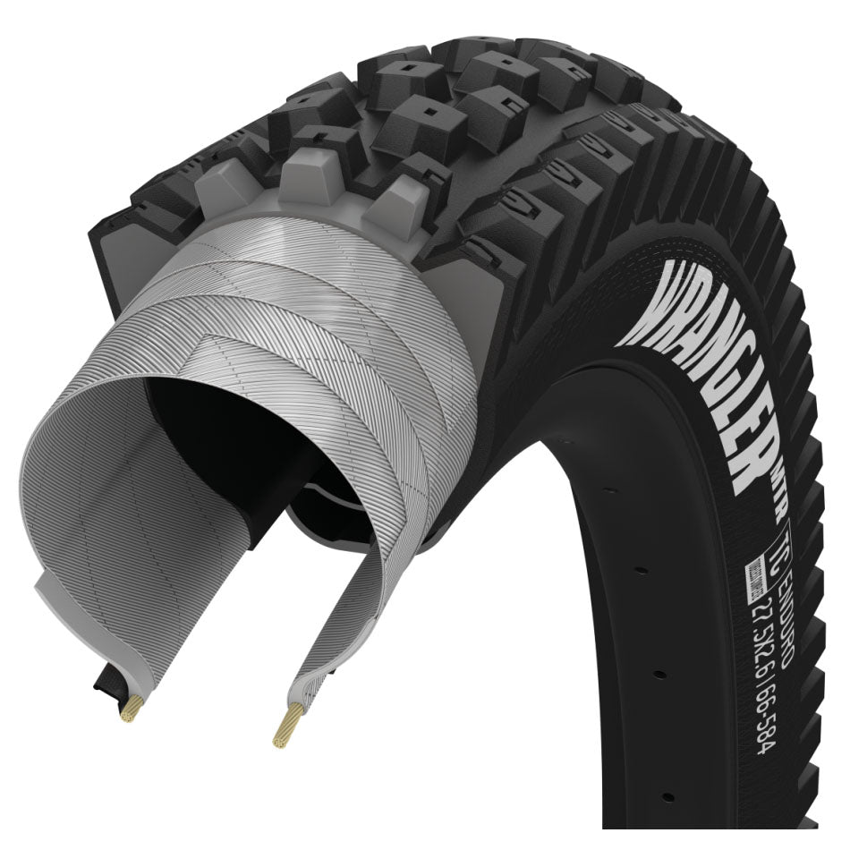 Goodyear Wrangler MTR Enduro Tubeless Tire 29"x2.4" Black 