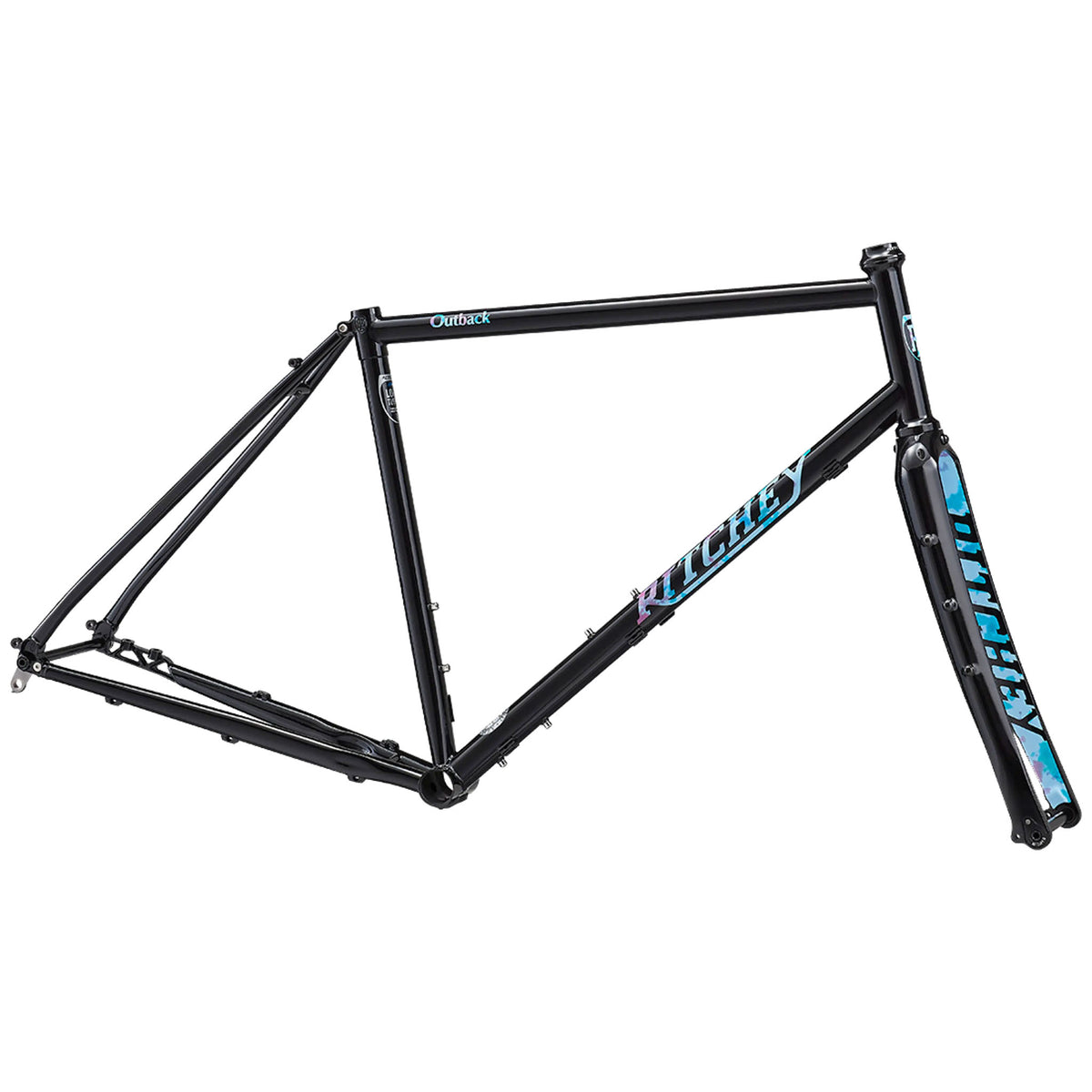Ritchey Outback Di2 Frameset X-Large Black/Tie Dye