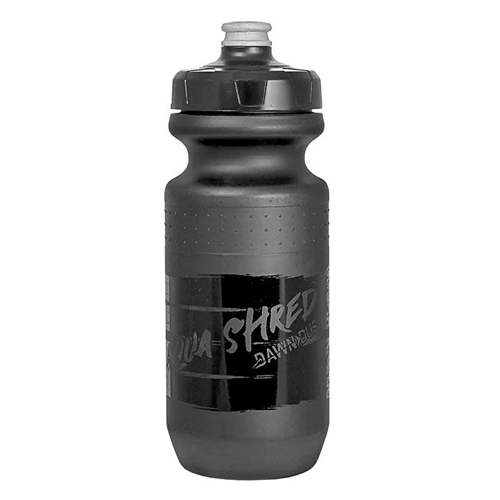Dawn To Dusk Aqua Shred Bottle Pop 'n Lock Black/Clear 21oz