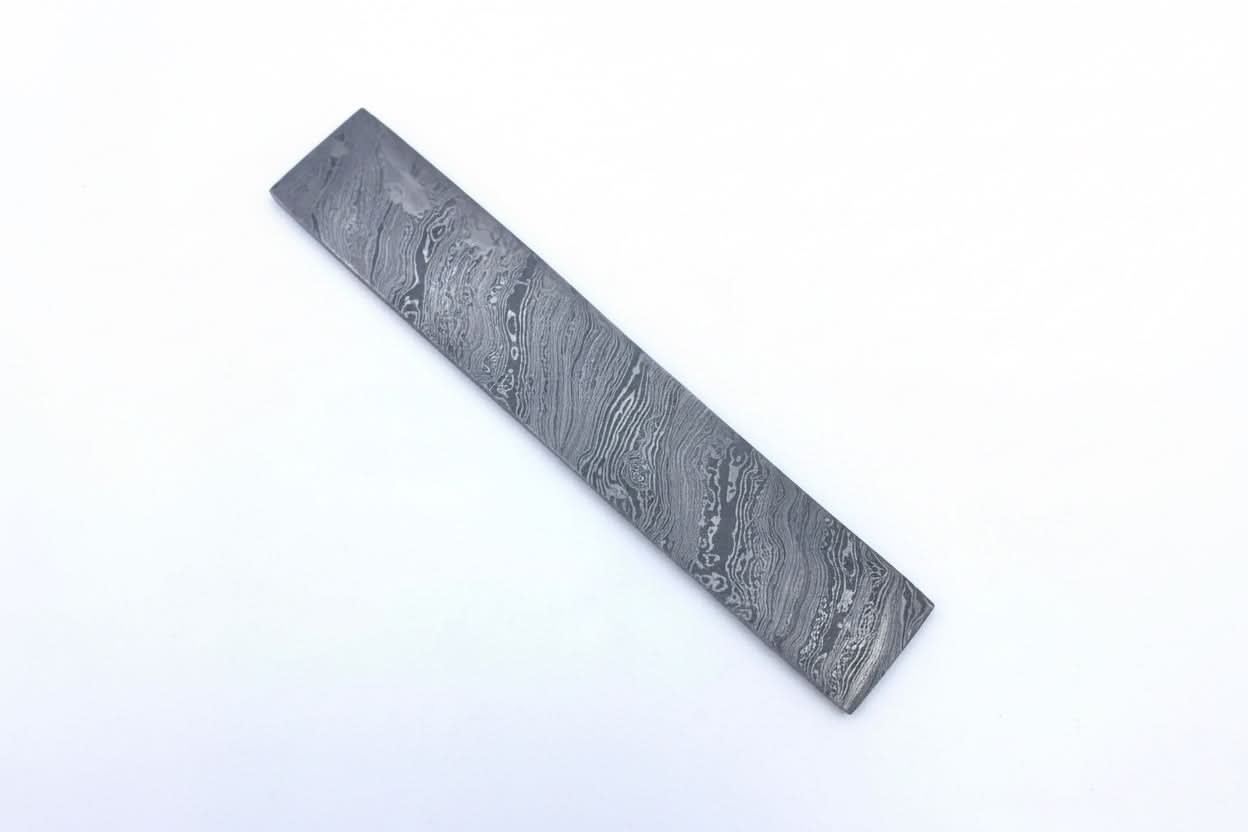 10” Damascus Steel Blank Billet- Blade For Knife Making DE-0054