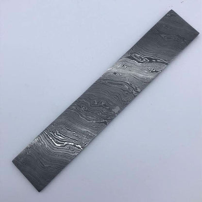 10" Quality Handmade damascus Steel Blank billet with 4.8mm thickness DE-0053