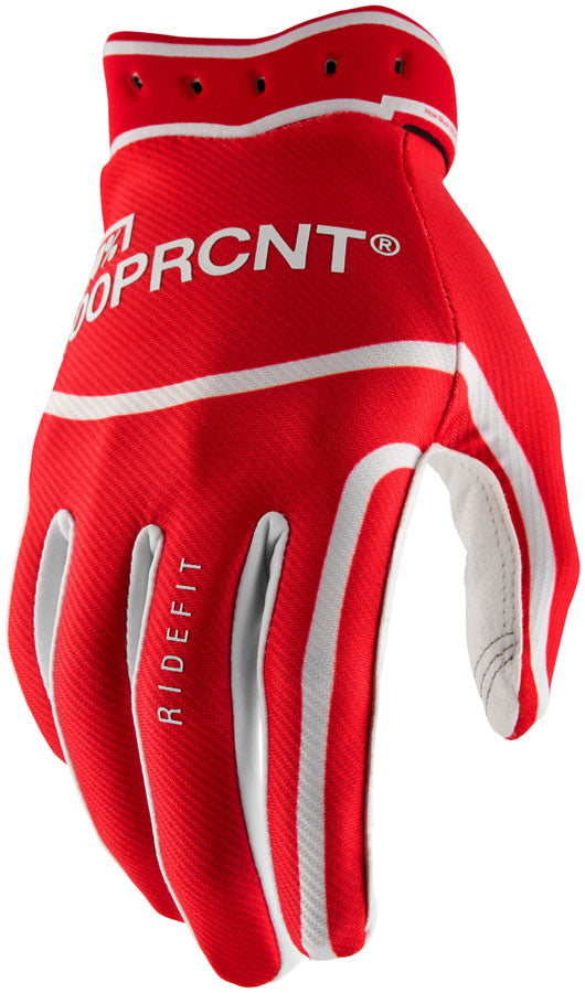 100% Ridefit Gloves - Red 2X-Large