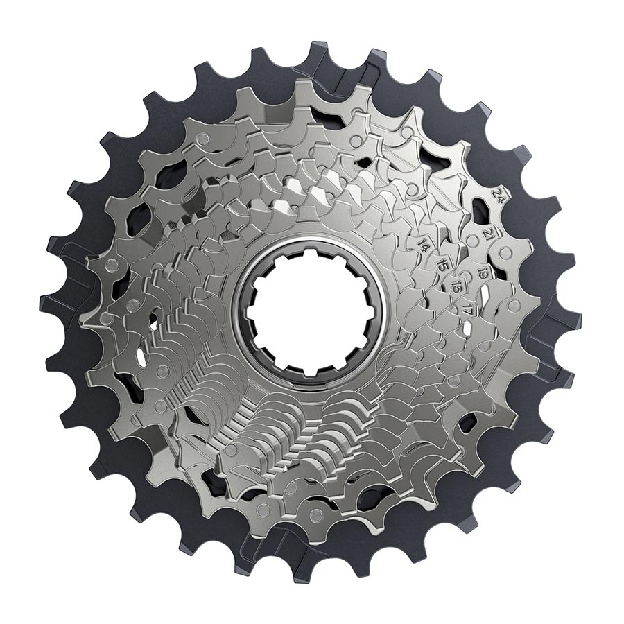 SRAM Force AXS XG-1270 Cassette - 12-Speed 10-28t Silver For XDR Driver Body D1