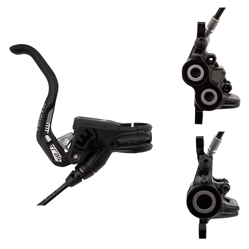 Magura MT Trail Sport MTB Hydraulic Disc Brake Front and Rear Post mount Disc: Not included Black