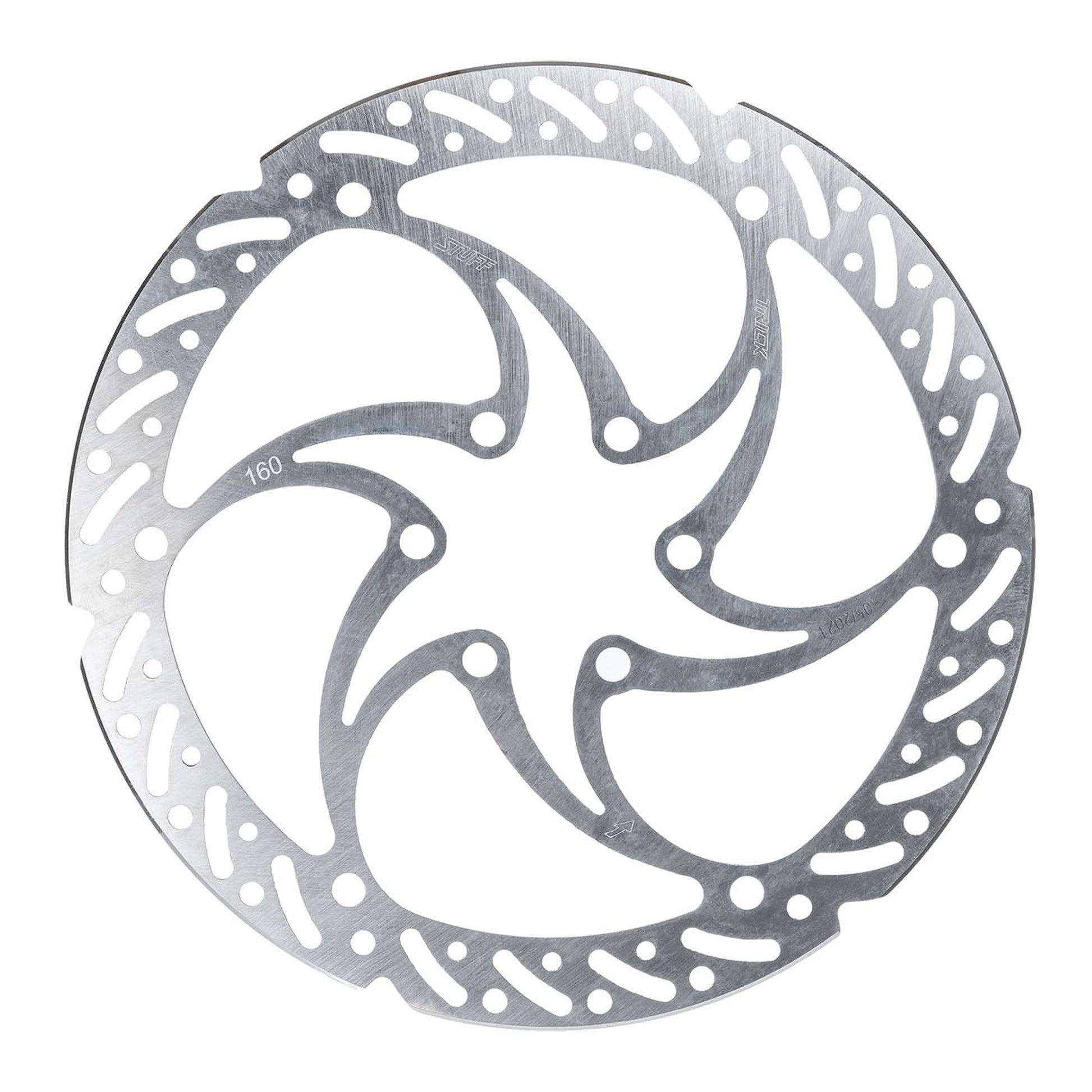 Trickstuff Heavy Duty 160mm Rotor 6-Bolt Silver  