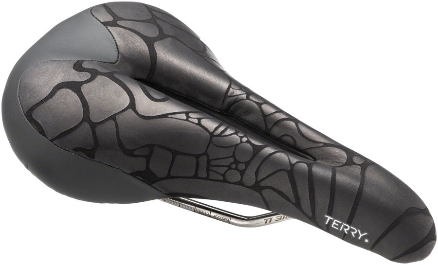 Terry Butterfly Ti Saddle - Titanium Black Women's