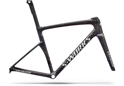 Specialized Tarmac Sl9 S-Works Frmset Gloss Carbon / Red To Blue Pearl / White 44