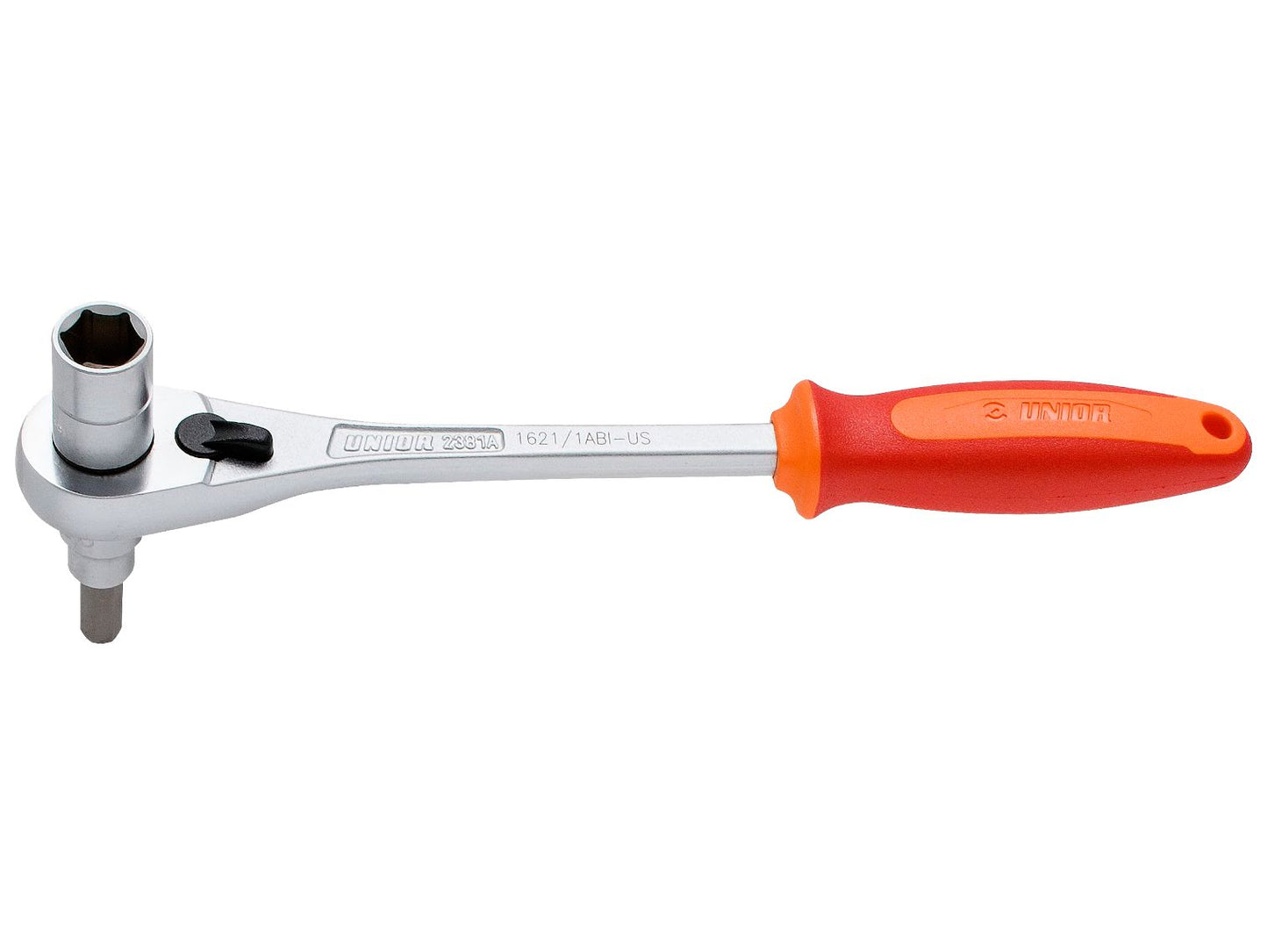 Unior Bottom Bracket Ratcheting Wrench 8mm Hex/14mm Tool