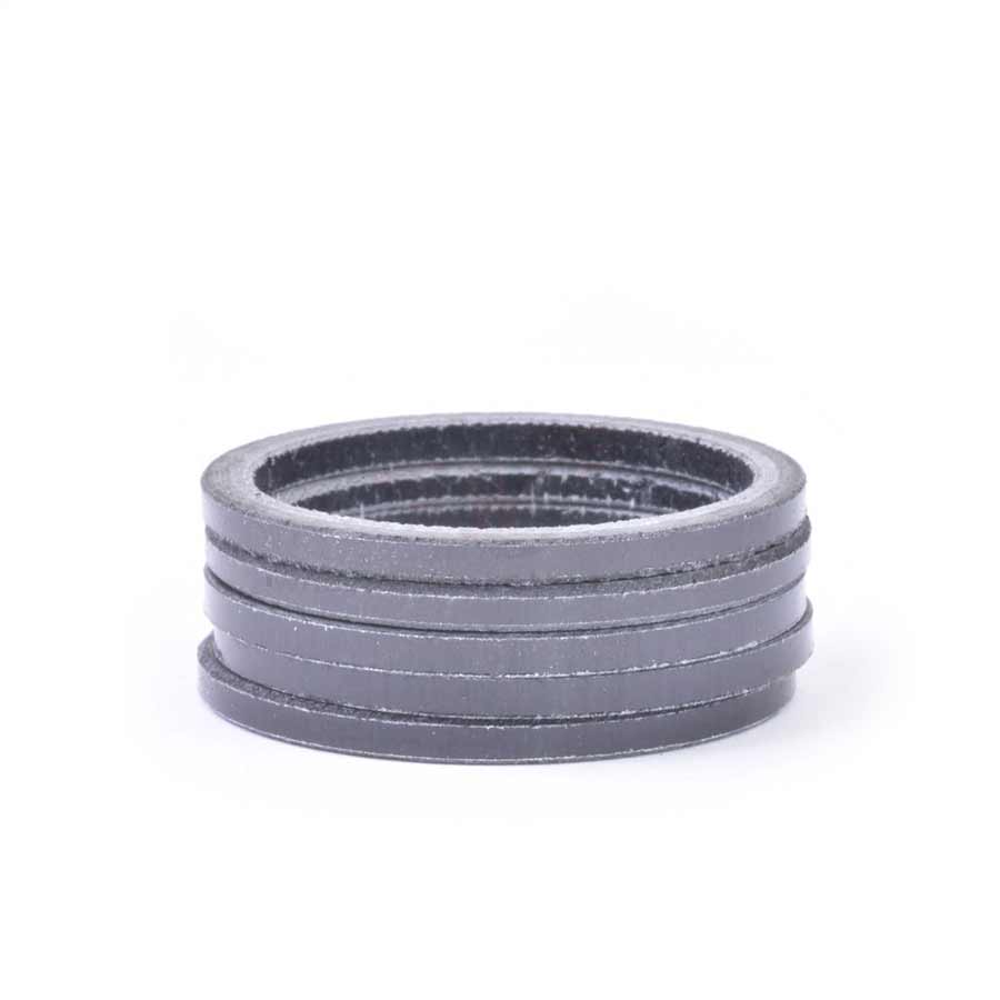 Wheels Manufacturing Carbon Headset Spacer - 1-1/8" 2.5mm Gloss 5-pack