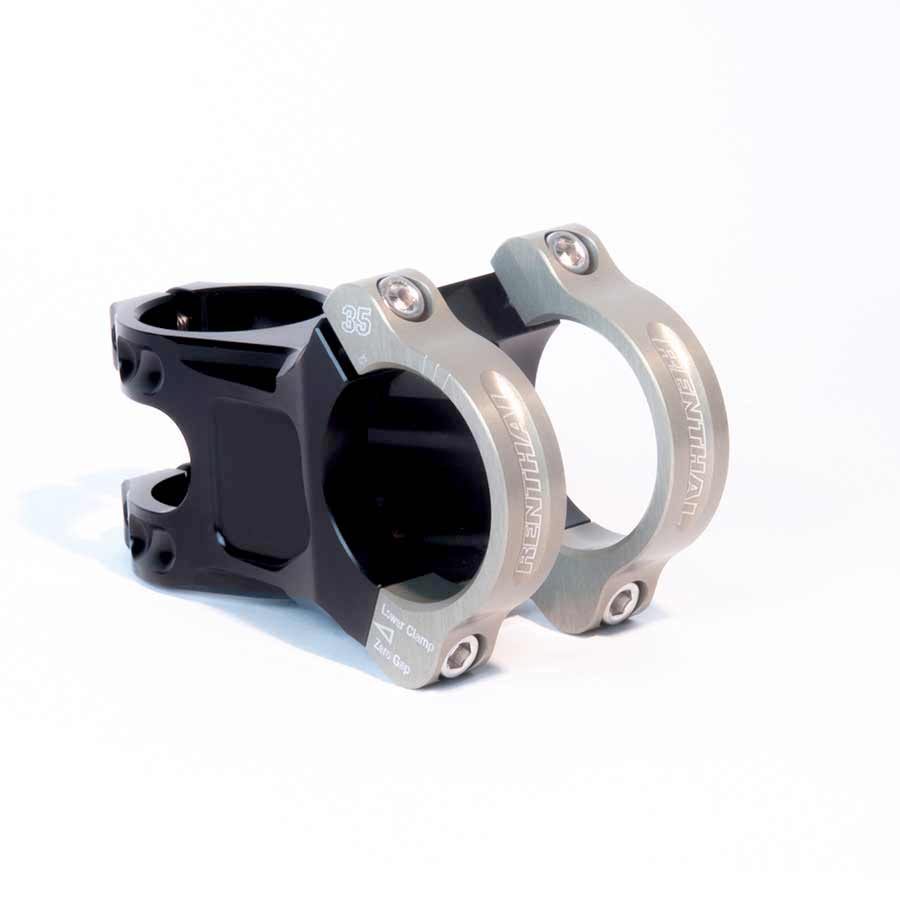 Renthal Apex 35 Stem Clamp: 35mm L: 60mm Steerer: 28.6mm ±6° Black/Gold