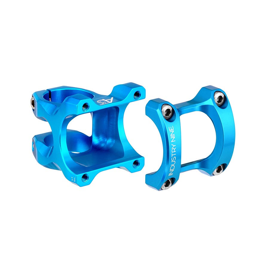Industry Nine A35 Stem Diameter: 35mm Length: 50mm Steerer: 1-1/8'' 7° Turquoise
