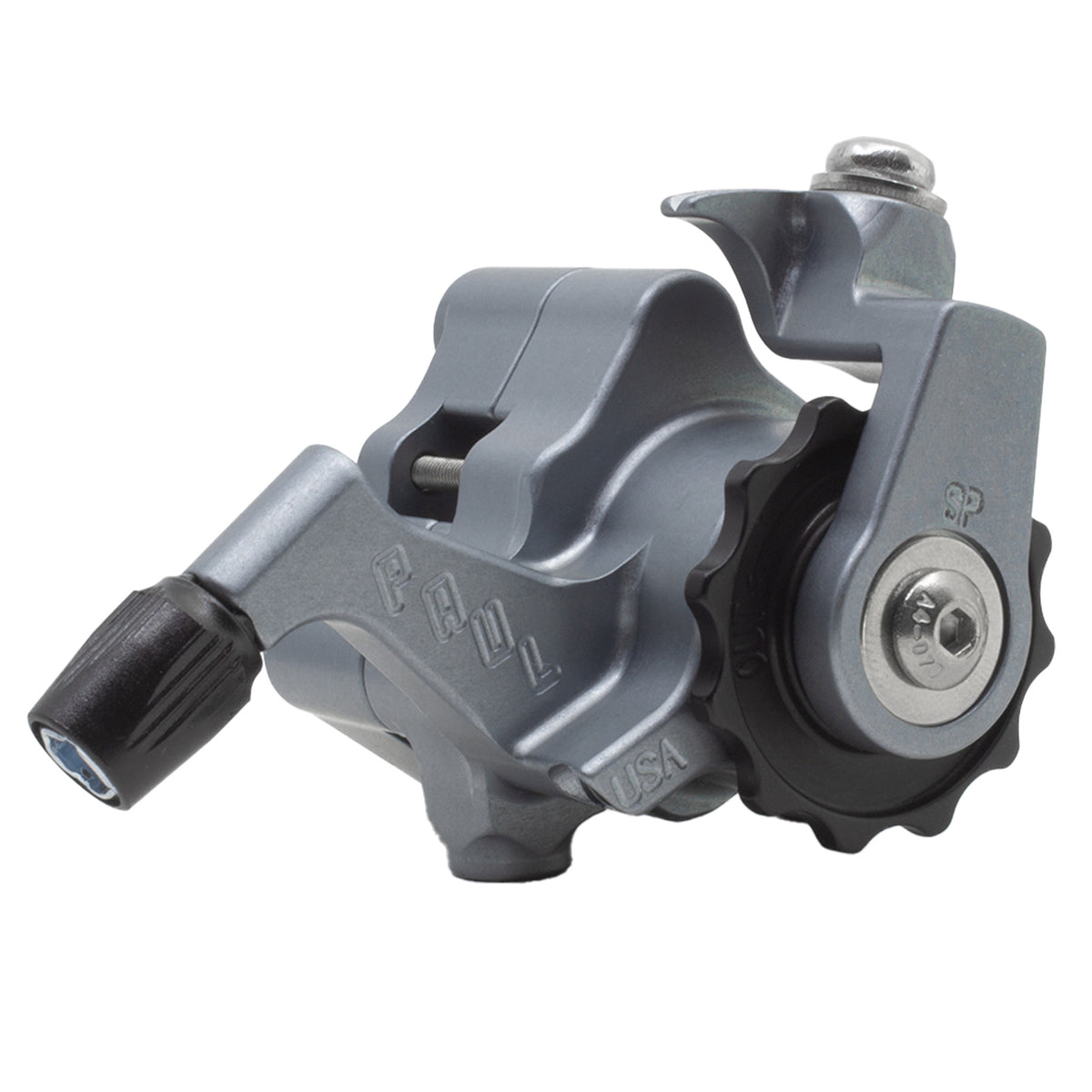Paul Components Klamper Flat Mount Disc Caliper Short-Pull Pewter/Bl