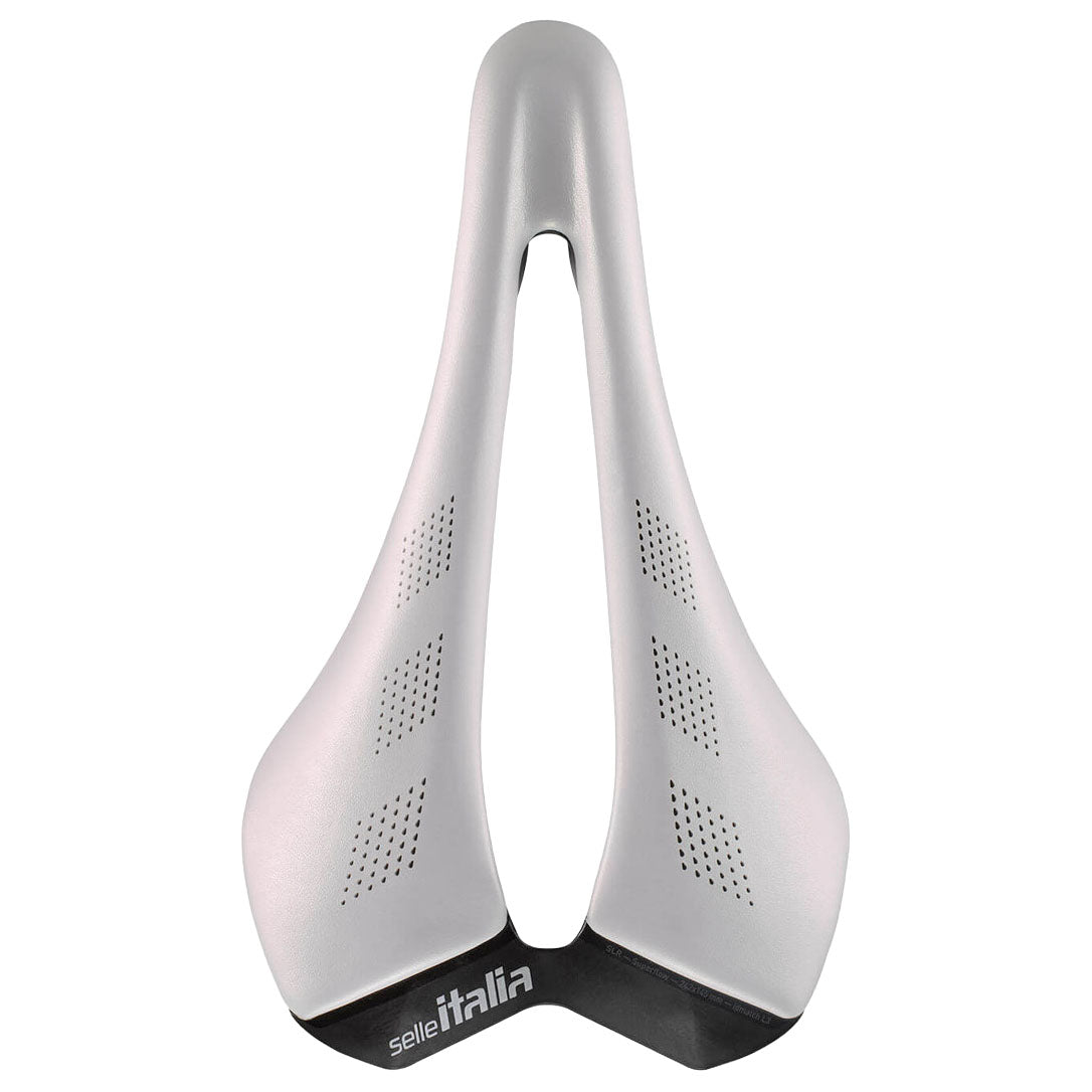 Selle Italia SLR Elite Opal L3 Steel Rails  White