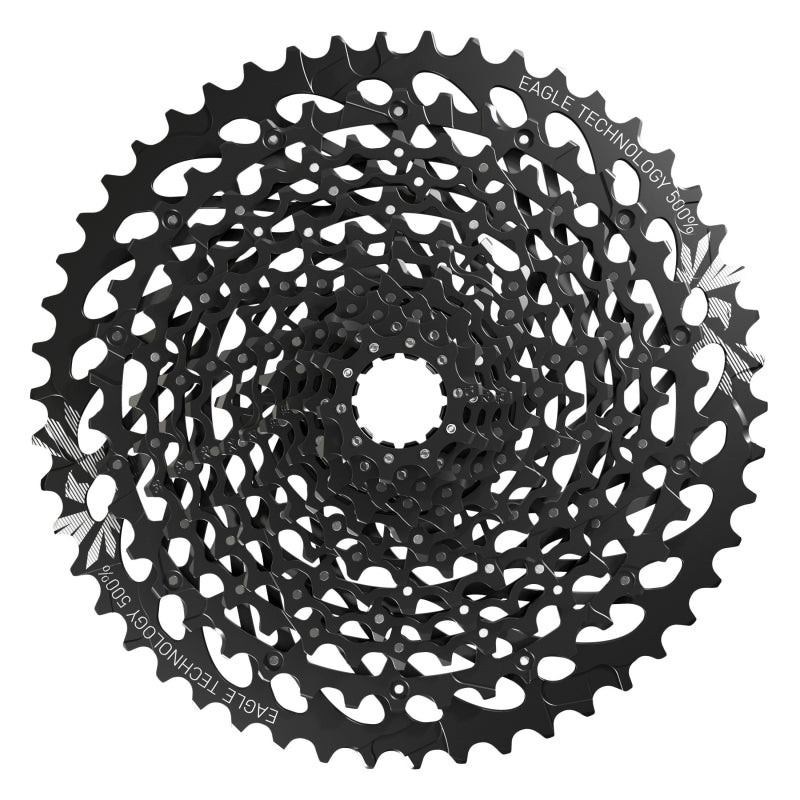 SRAM GX Eagle XG-1275 Cassette - 12 Speed 10-50t Black For XD Driver Body