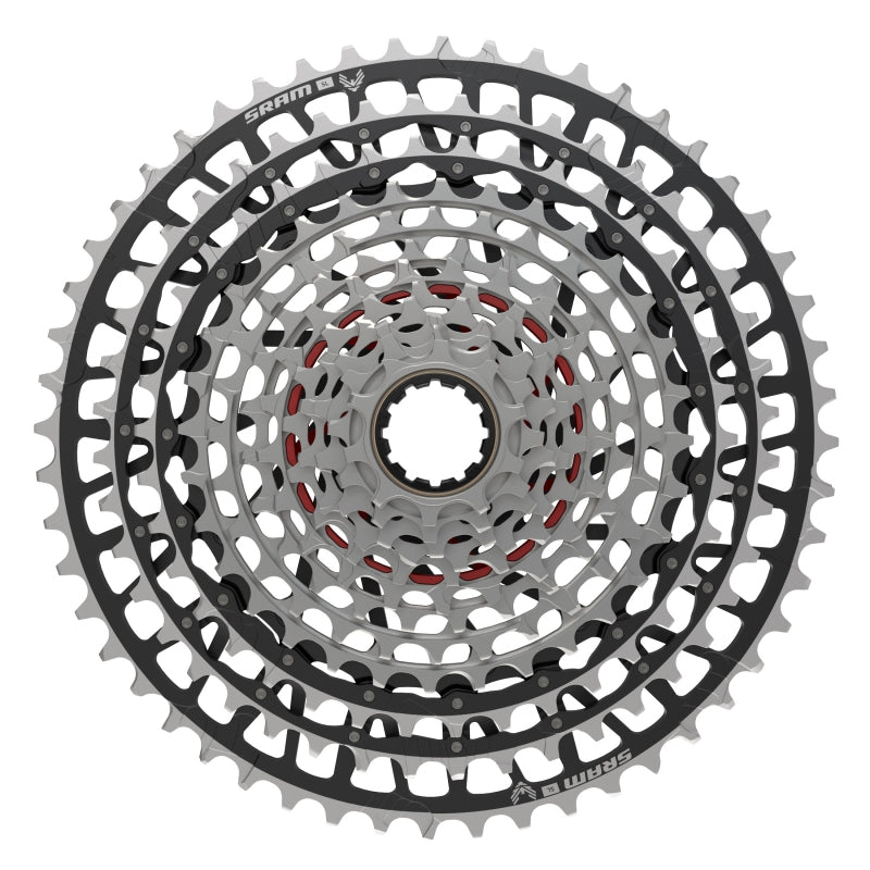 SRAM XX SL Eagle T-Type XS-1299 Cassette - 12-Speed 10-52t For XD Driver Silver/BLK