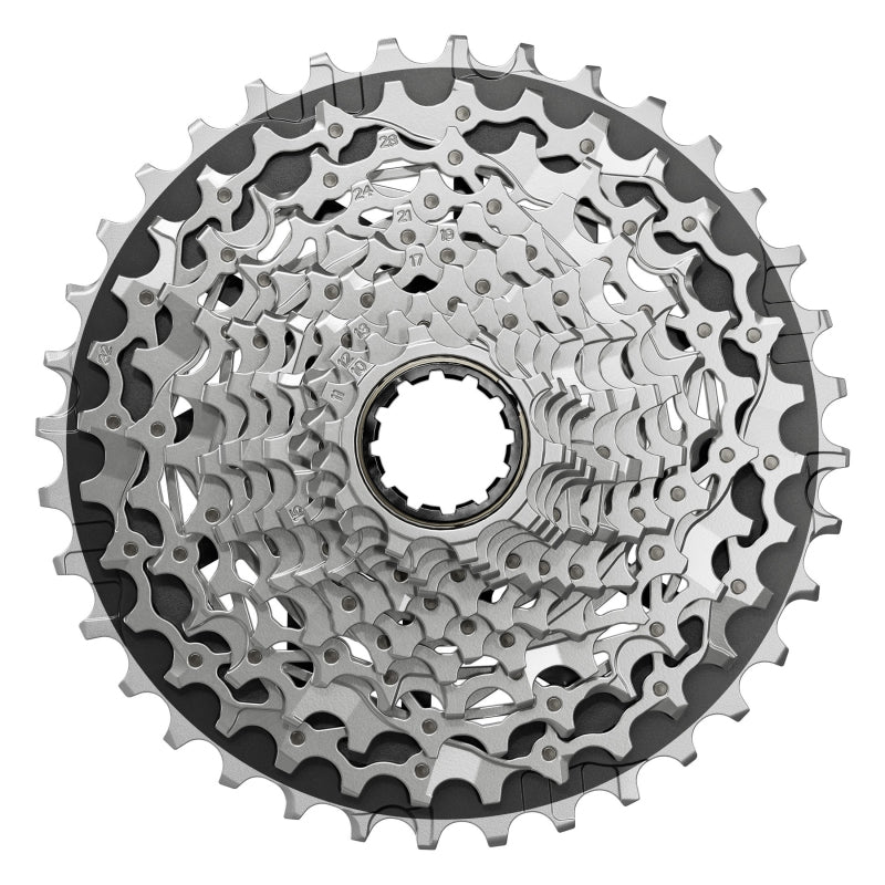 SRAM Force XG-1270 Cassette - 12-Speed 10-36t Silver For XDR Driver Body E1