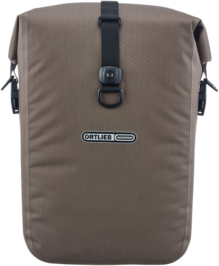 Ortlieb Fork-Pack Front Pannier - 5.8L Dark Sand