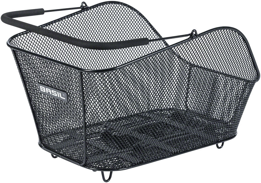 Basil Icon M MIK Rear Basket - Black