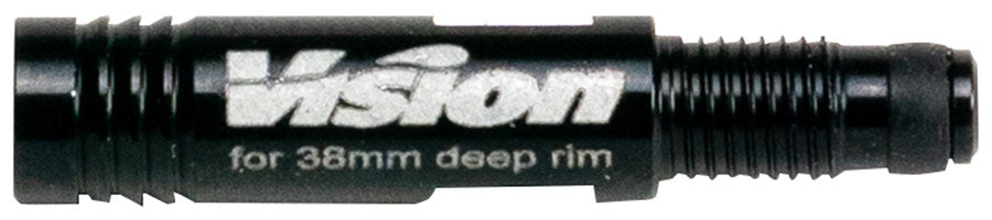 Full Speed Ahead Alloy Valve Extenders Aluminum Anodized BLK Includes V-Valve Installation Tool