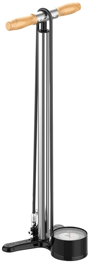 Lezyne Alloy Floor Drive 3.5 Floor Pump -  Presta Pro Chuck 220psi Gloss Silver