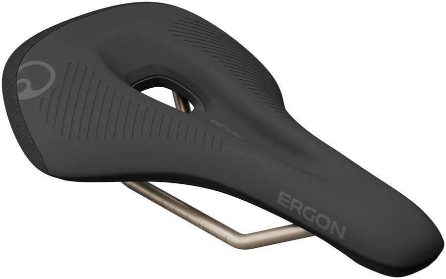 Ergon SMS Pro Saddle - TiNox SL Black Men's Small/Medium