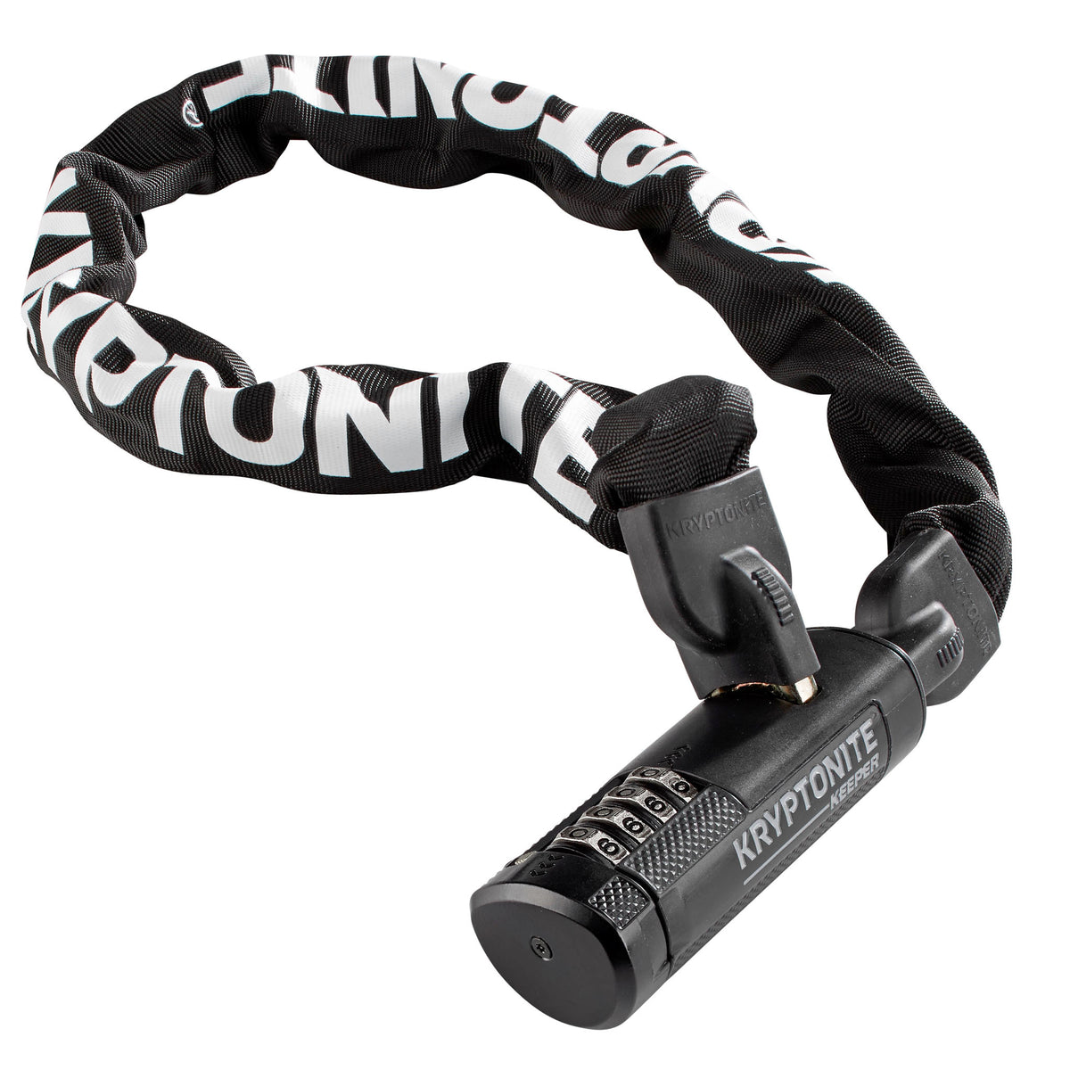 Kryptonite Keeper 712 Combination Integrated Chain Black