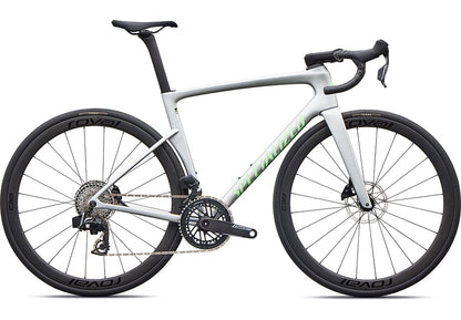 2027 Specialized Tarmac Sl9 Expert Axs Bike Gloss Silver Dust / Powder Lime 44